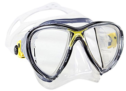 EVO Tiburon 3-Lens Panoramic Dive Mask - Scuba Diving Mask - Diving Masks  for Adults - Scuba Diving Accessories - Scuba Gear - Dive Mask - Scuba  Masks